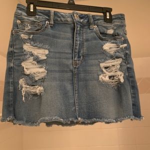 American Eagle Denim Skirt Size 8